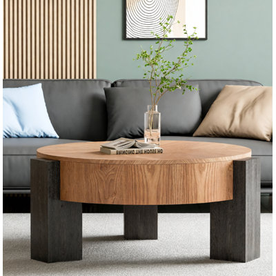 Table basse 33 po avec rangement caché