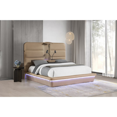 Contemporary Design Upholstered Bed