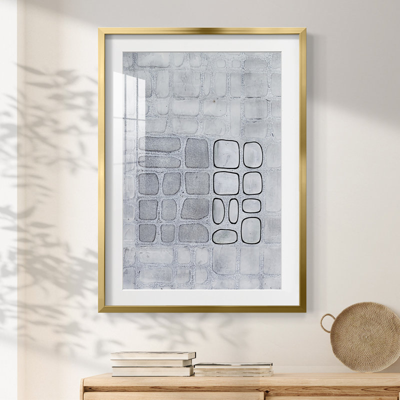 Lumen Colour II -Framed Print, 28.5" H x 20.5" W, Gold
