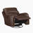 Xenija 40.5" Traditional Swivel Glider Reclining Chair with Nailhead Trim, 360° Swivel & Gentle Gliding-1997617206
