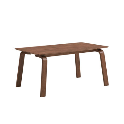 Contemporary Design Walnut Finish Dining Table