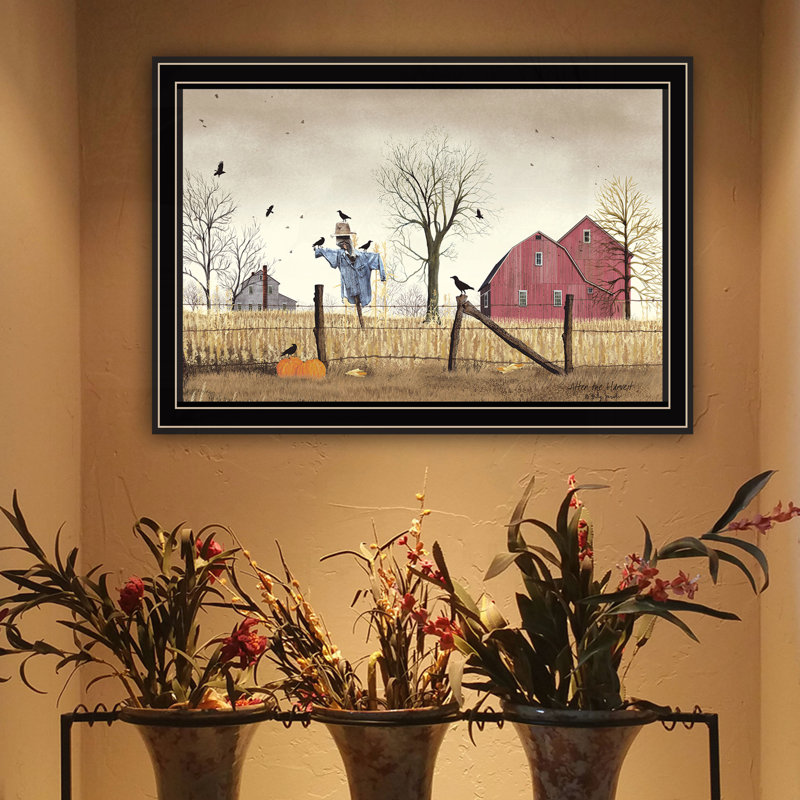 «After the Harvest», art mural encadré, Noir, noir, noir, noir, H 19 po x l 27 po