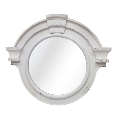 Miroir rond en bois 20,5 po