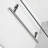 Kinkade 31.75" - 32.25" W x 72" H Hinged Frameless Shower Door-30103074