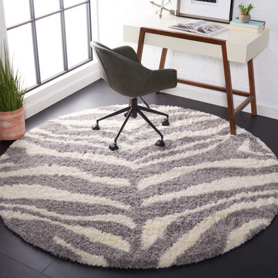 Tapis à imprimé animal à poils longs Laplaigne