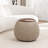 Pietsch Upholstered Round Storage Ottoman With Wooden Tray-505451945