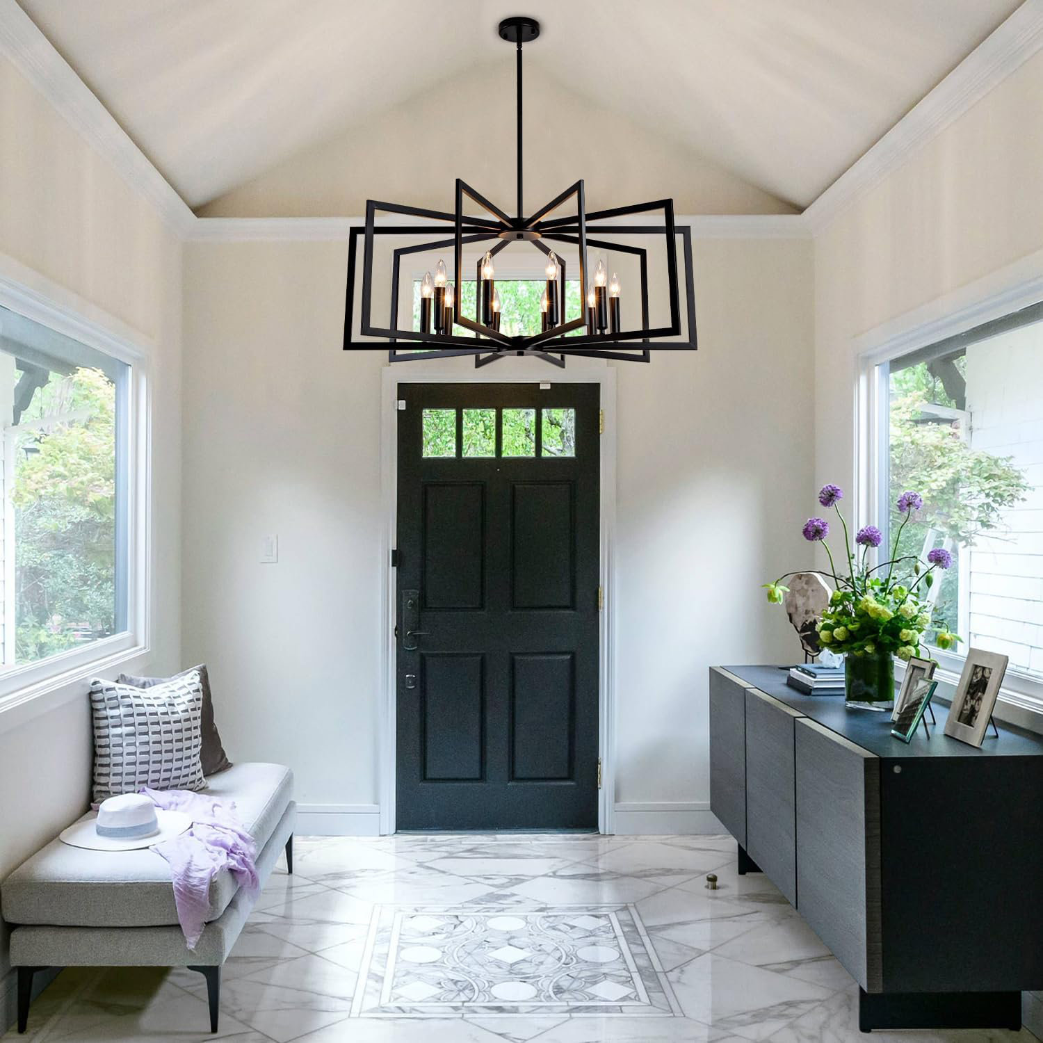 Fresh Look at Gracie Oaks Modern Farmhouse Chandelier Light Fixture 10 Light Industrial