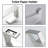 4 - Piece Bathroom Hardware Set Towel Bar Set with Toilet Paper Holder 2 in 1 Towel Hooks-92199074