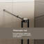 Porte de douche en verre