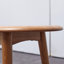 Banc de salle à manger et de chêne en bois - demi-rond, salon spacieux, confortable