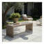 Dune Rounded Bench - Ash Brown
