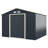 Gymax 9' X 8' Metal Traditional Storage Shed