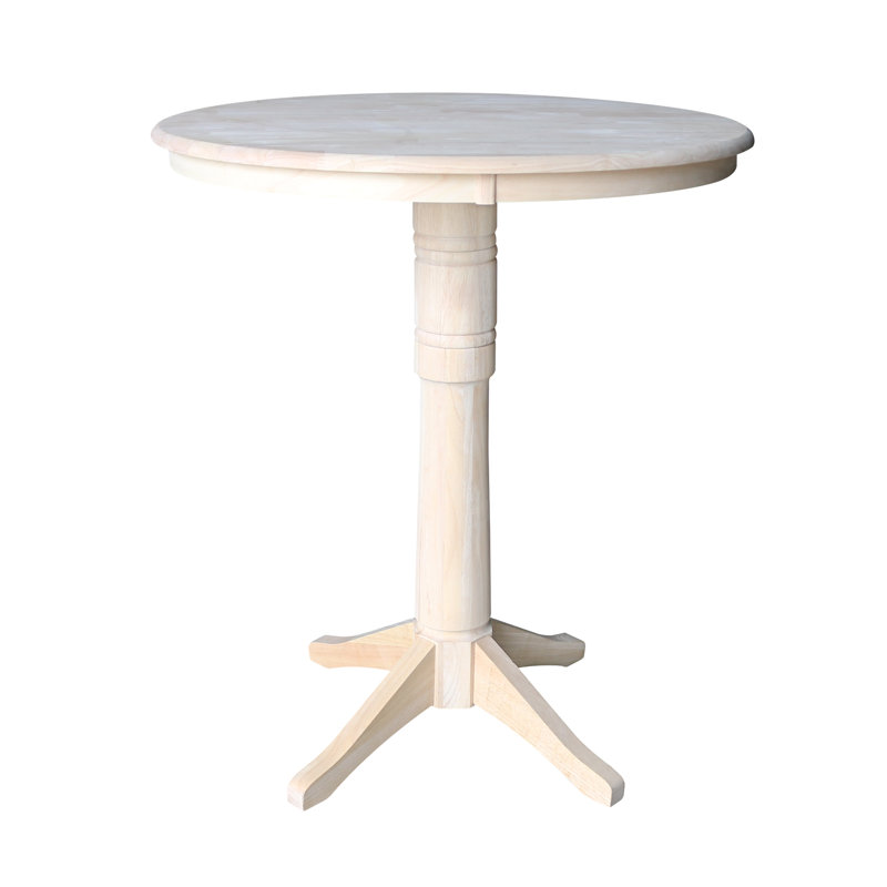 Table de salle à manger Craighead, H 41,9 po x L 36 po x l 36 po, Prêt à finir / non fini