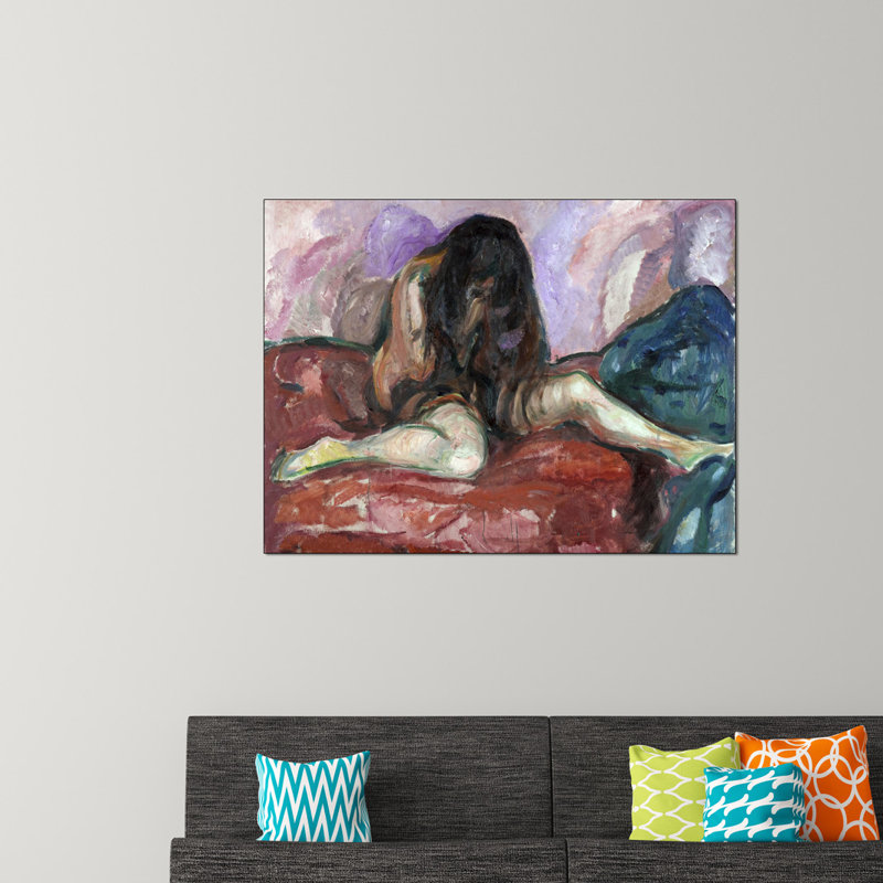 Edvard Munch - Wrapped Canvas Painting, 90cm H x 120cm W x 1.8cm D