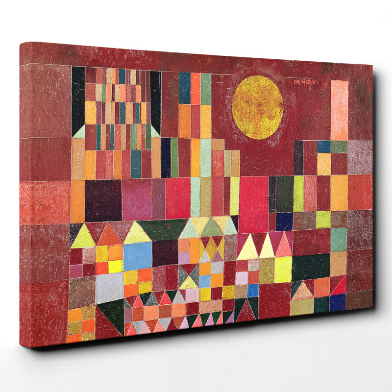Paul Klee - Wrapped Canvas Painting, 70cm H x 100cm W