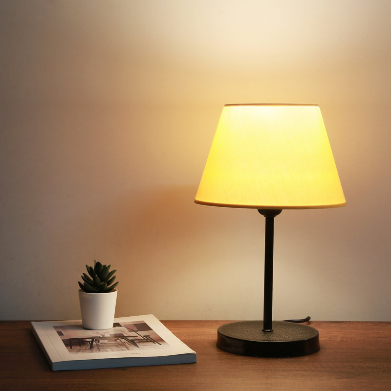 Horold Metal Table Lamp, Mustard