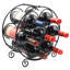 Deziya 7 Bottle Tabletop Wine Bottle Rack Black