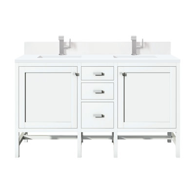 Addison 60'' Double Bathroom Vanity with Top