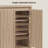 29.1"W Fluted Panel Sideboard  With 2 Adjustable Shelves-1993240175-1993240160