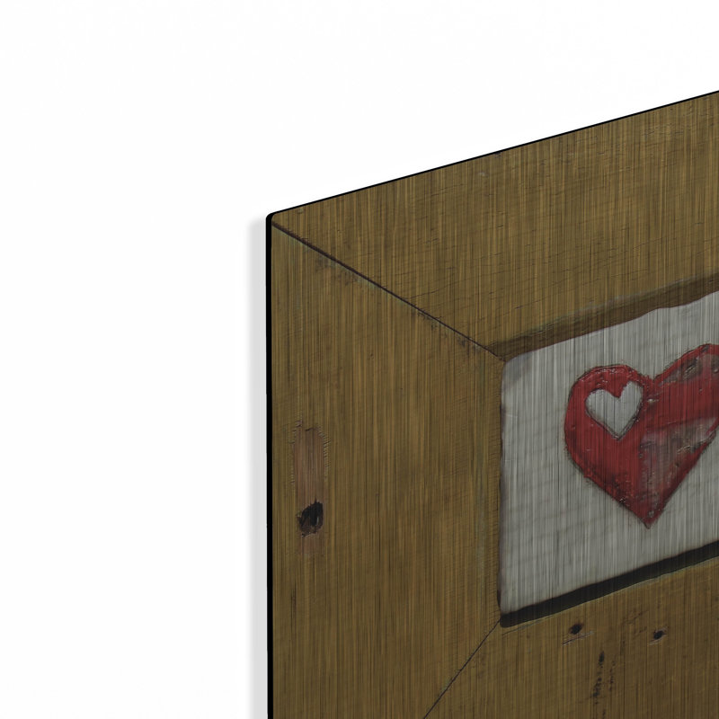 «Hearts Deisre Gold» par LovIsArt, H 12 po x l 12 po