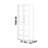Modern simple pure solid wood bookcase