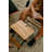 Dayton Rectangular Metal Folding Outdoor Side Table , 12.5'' in. W 10'' in. D