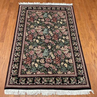  Handmade William Morris Wool Rug