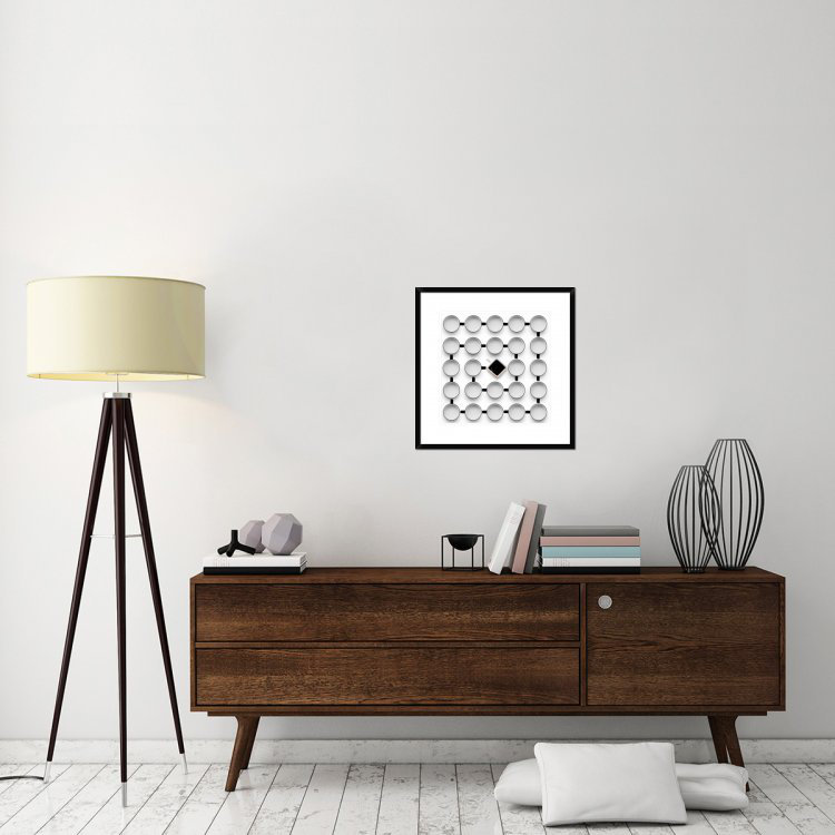 " Helix 2 " by Wieteke De Kogel, 22" H x 21.7" W x 1.5" D