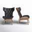 Fauteuil à oreilles Brijin