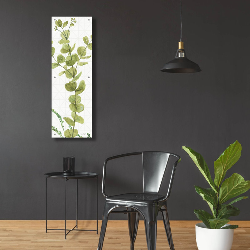 'Mixed Greens LX' by Lisa Audit, Acrylic Glass Wall Art, 48" H x 16" W