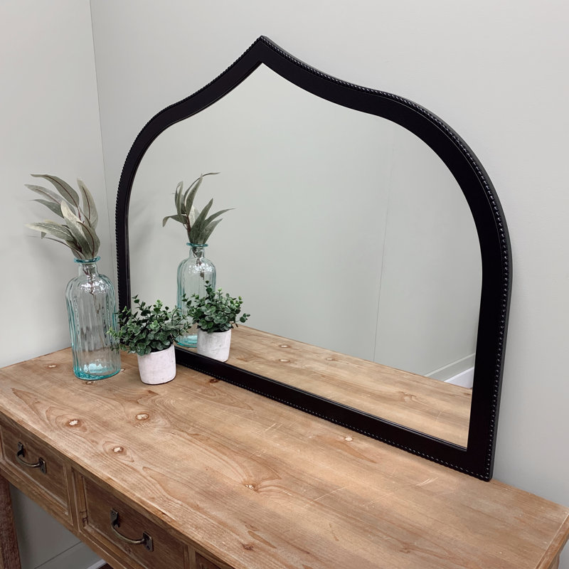 Aspynn Arch Mirror, Matte Black, 27.38" x 38.38"