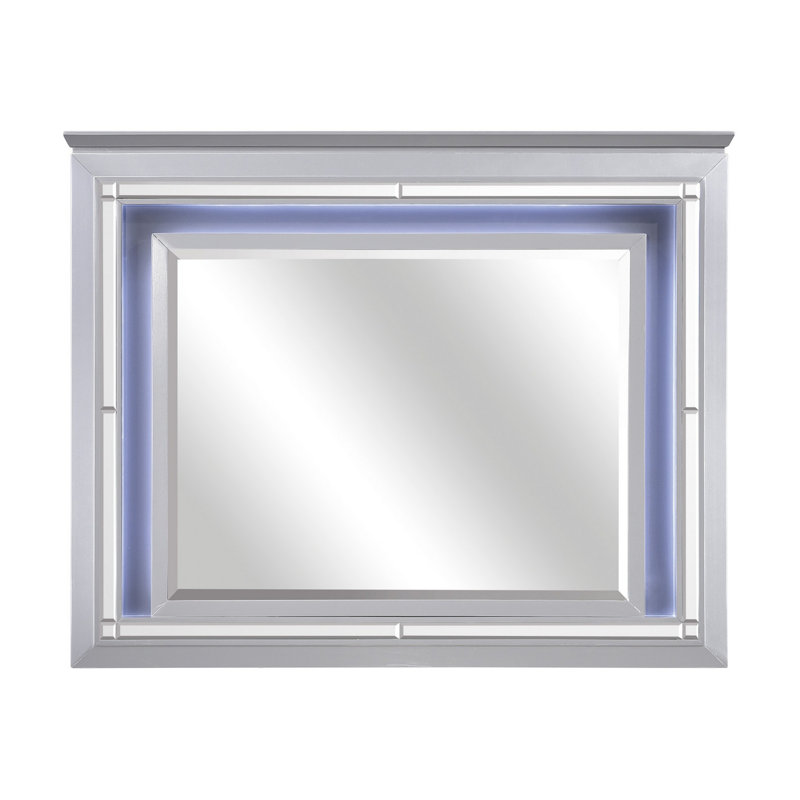 Miroir biseauté, Argent