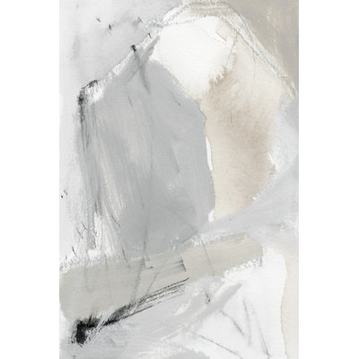 Neutral Triad I - Wrapped Canvas Painting