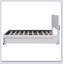 Lit plateforme tapissier avec 2 tiroirs et 1 lit gigogne-2111812698-2111812696