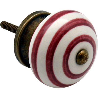 Nicola Spring - Round Ceramic Cabinet Knob