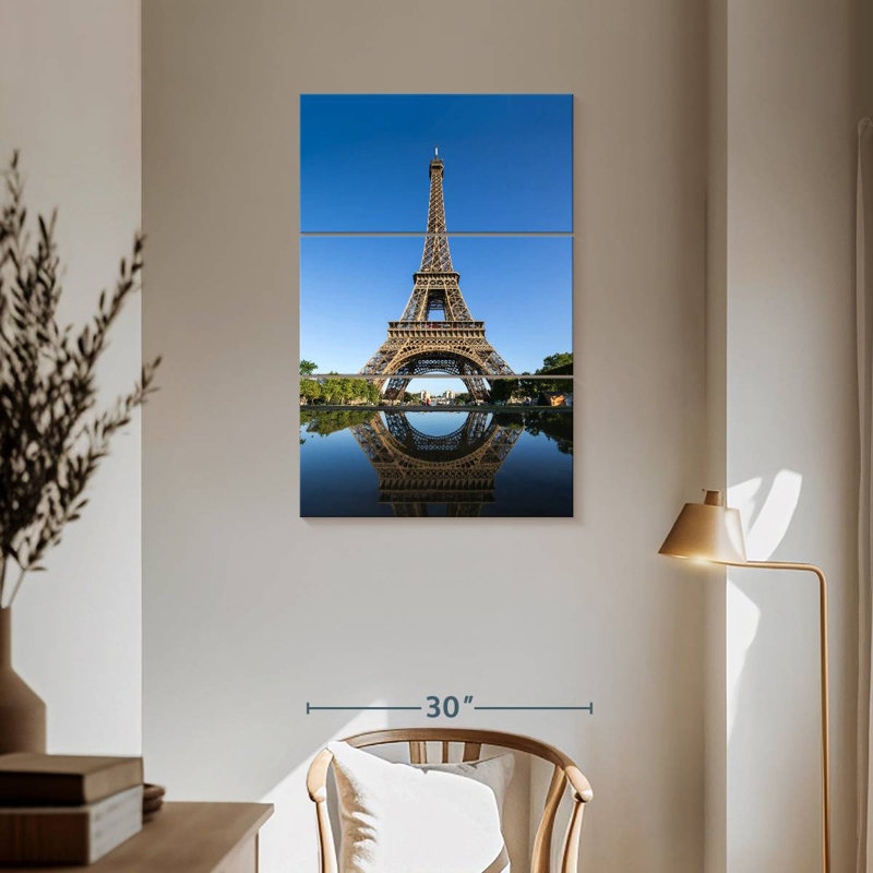 Nicci Historic Eiffel Tower, 57" H x 36" W