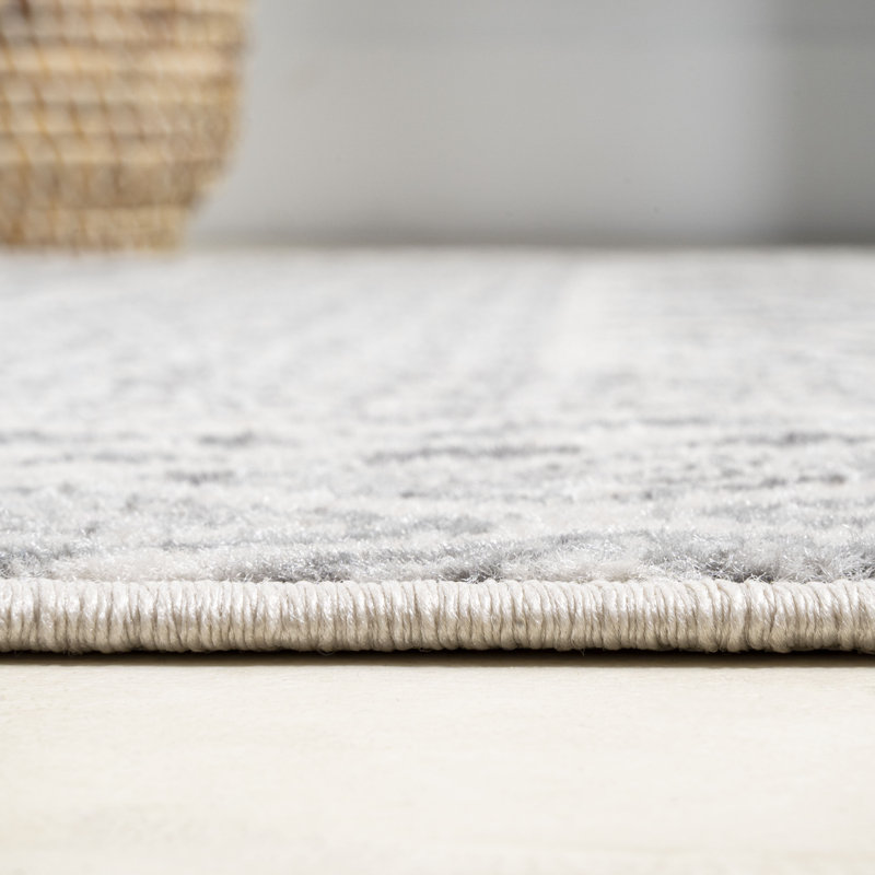 Tapis gris / crème Dawesville, Rectangle 3 pi x 5 pi