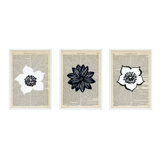 Flowers Set Of 3 Print by Michela Sorrentino