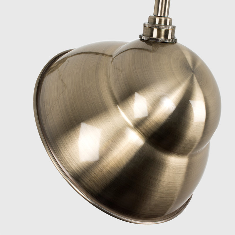Direen 1 - Bulb Hardwired Outdoor Barn Light, Yes, Antique Brass