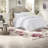 Elegant Cal King Bedding Sets, Microfiber Ruffled Farmhouse Home