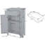 Commode de rangement pour armoire de plancher