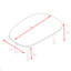 Table basse en forme d'arc