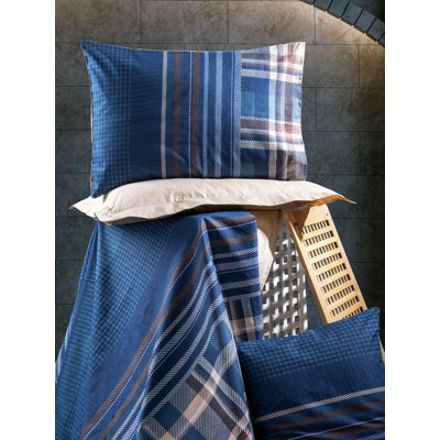 Cotton Plaid Duvet Cover