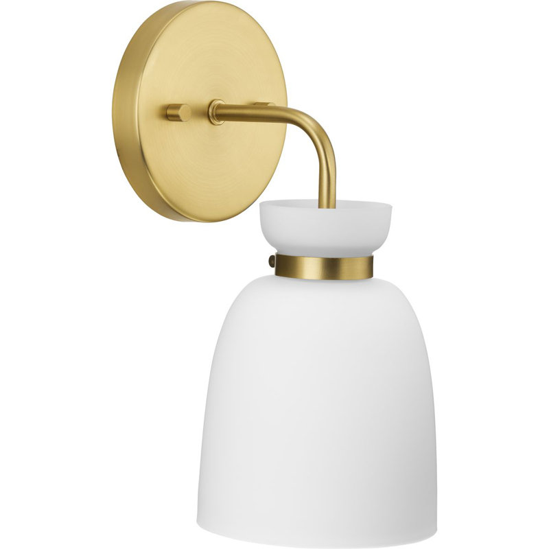 Lexie Dimmable Vanity Light, 1, Brushed Gold