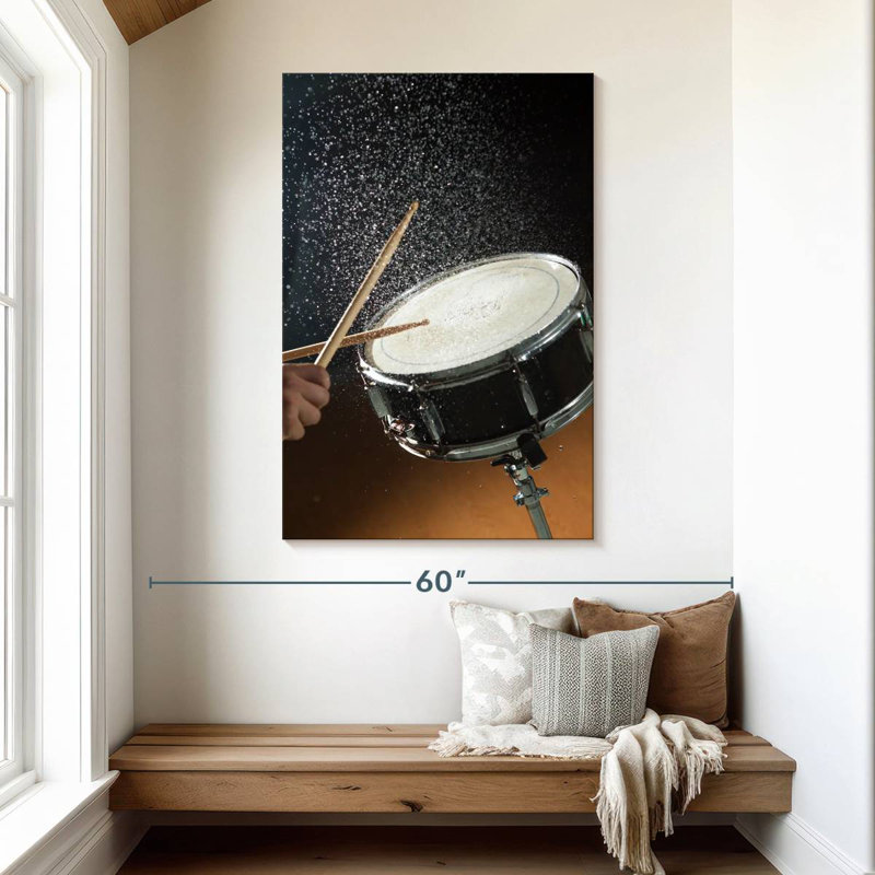 Abarca Snare Drum Water Splash, 48" H x 32" W