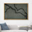 Impression sur toile Moody Green Abstract Lines Minimalist-108345654-108345650