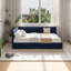 Reversible L-Shape Upholstered Platform Bed With Velvet Fabric Design-1024721418-1024721414