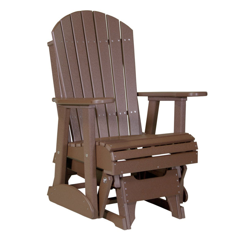 Fauteuil oscillant Gonsalve Adirondack, Châtaigne / Brun