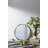 D18x2" Valentina Silver Round Mirror Tray,Large-669688115