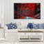 « red forest road », reproduction de photo sur toile tendue-29334247